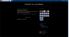 Desktop Screenshot of coursesixsaturday.blogspot.com