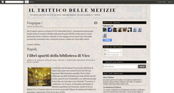 Desktop Screenshot of iltritticodellemefizie.blogspot.com