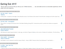 Tablet Screenshot of eatingout411.blogspot.com