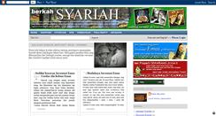 Desktop Screenshot of berkahsyariah.blogspot.com