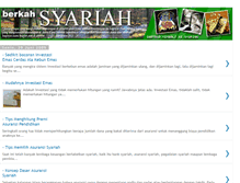 Tablet Screenshot of berkahsyariah.blogspot.com