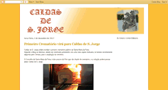 Desktop Screenshot of caldas-sao-jorge.blogspot.com