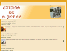 Tablet Screenshot of caldas-sao-jorge.blogspot.com