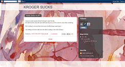 Desktop Screenshot of ihatekroger.blogspot.com