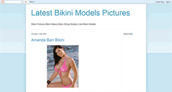 Desktop Screenshot of dailybikinipics.blogspot.com