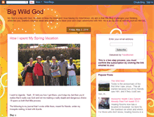 Tablet Screenshot of bigwildgod.blogspot.com