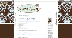 Desktop Screenshot of lickthespooncupcakery.blogspot.com