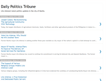 Tablet Screenshot of daily-politics-tribune.blogspot.com