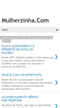 Mobile Screenshot of casadasmulherzinhas.blogspot.com