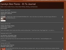 Tablet Screenshot of carolyndeeflores.blogspot.com