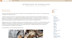 Desktop Screenshot of adventuresinwandaland.blogspot.com