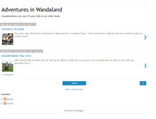 Tablet Screenshot of adventuresinwandaland.blogspot.com