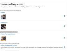 Tablet Screenshot of leonardoprogramme.blogspot.com