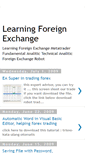 Mobile Screenshot of learningforeignexchange.blogspot.com