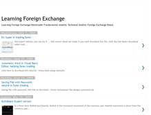 Tablet Screenshot of learningforeignexchange.blogspot.com