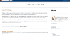 Desktop Screenshot of lidmanslegender.blogspot.com