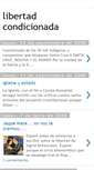 Mobile Screenshot of libertad-condicionada.blogspot.com