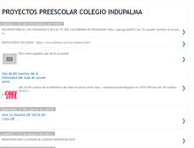 Tablet Screenshot of colegioindupalmapreescolar.blogspot.com