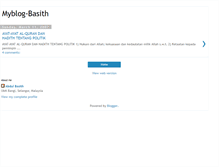 Tablet Screenshot of myblog-basith.blogspot.com