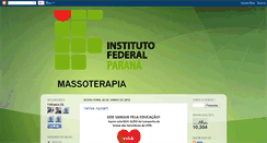 Desktop Screenshot of ifprmassoterapia.blogspot.com