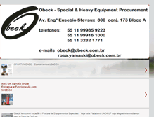 Tablet Screenshot of obeck-equipamentosespeciais.blogspot.com
