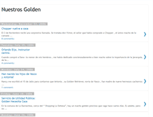 Tablet Screenshot of nuestrosgolden.blogspot.com