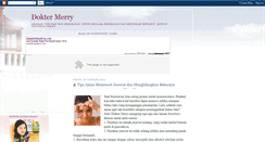 Desktop Screenshot of doktermerry.blogspot.com