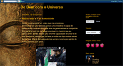 Desktop Screenshot of debemcomouniverso.blogspot.com