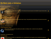 Tablet Screenshot of debemcomouniverso.blogspot.com