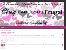Tablet Screenshot of couturecouponer.blogspot.com