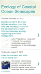 Mobile Screenshot of ecologyofcoastaloceanseascapes.blogspot.com