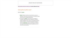 Desktop Screenshot of definidor.blogspot.com