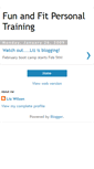 Mobile Screenshot of funandfitpersonaltraining.blogspot.com