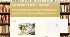 Desktop Screenshot of mattinglyfamilyhome.blogspot.com