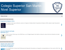 Tablet Screenshot of colegiosuperiorsanmartin.blogspot.com