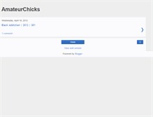 Tablet Screenshot of amateurchicks.blogspot.com