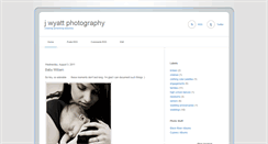 Desktop Screenshot of jwyattphotography.blogspot.com