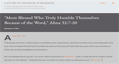 Desktop Screenshot of abookofmormonstudy.blogspot.com