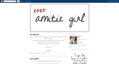 Desktop Screenshot of amitiegirl.blogspot.com