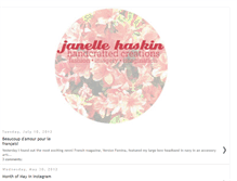 Tablet Screenshot of janellehaskin.blogspot.com