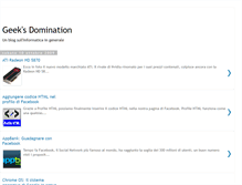 Tablet Screenshot of geekdomination.blogspot.com