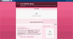 Desktop Screenshot of cutemother-duniaitufana.blogspot.com