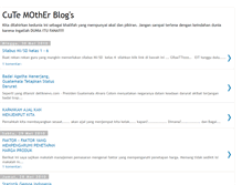 Tablet Screenshot of cutemother-duniaitufana.blogspot.com