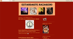 Desktop Screenshot of estandartenazareno.blogspot.com