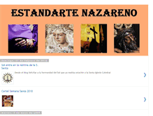 Tablet Screenshot of estandartenazareno.blogspot.com