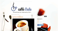 Desktop Screenshot of caffedbolla.blogspot.com