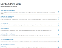 Tablet Screenshot of lowcarbdietsguide.blogspot.com