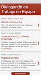 Mobile Screenshot of dialogandoentrabajoenequipo.blogspot.com