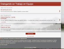 Tablet Screenshot of dialogandoentrabajoenequipo.blogspot.com