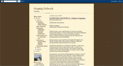 Desktop Screenshot of gecmis-gelecek.blogspot.com